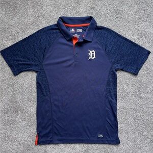 Men's Navy Polo Shirt - Detroit Tigers